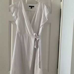 White tie waist work dress banana republic petite
